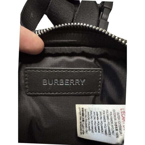 Burberry Econyl Logo Cannon Small Bumbag W COA Black - Picture 4 of 7